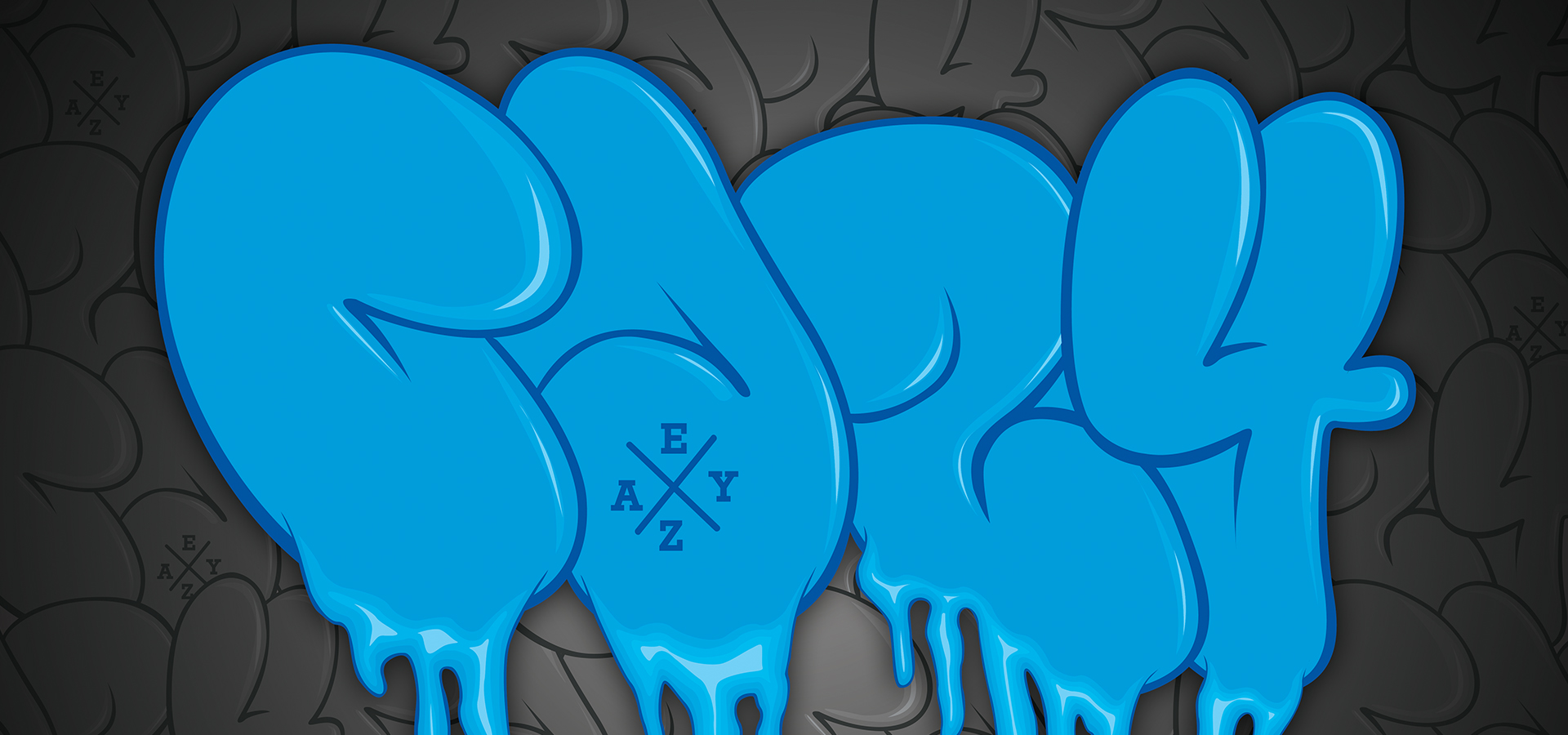 Throw Up Blue : L'Œuvre Graffiti Époustouflante d'Eazy One - eazyone.ch ...