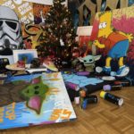 tableau graffiti street art cadeau noel graffeur eazy one suisse geneve