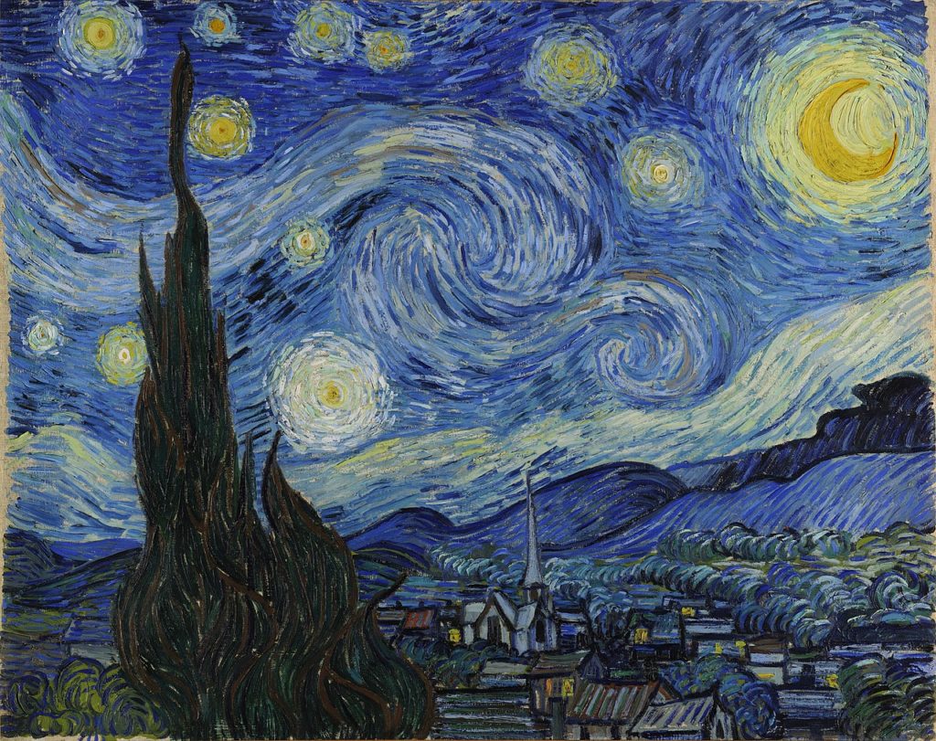peinture nuit étoilée Vincent van Gogh