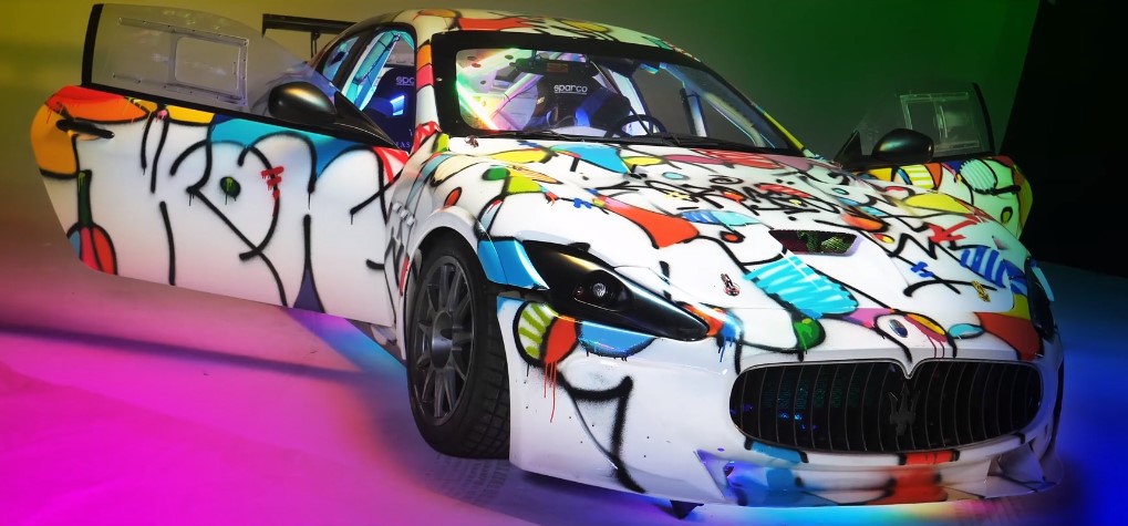 Graffiti sur voiture - Graffeur Genève Suisse