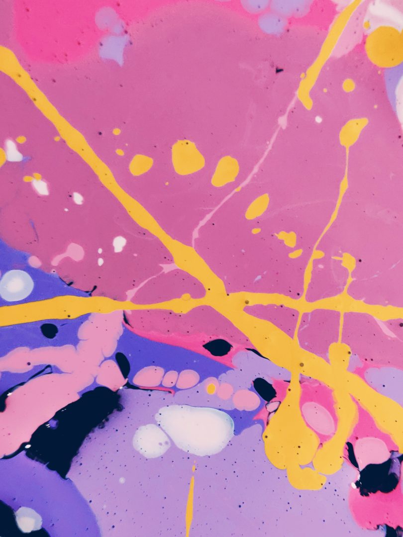 vision colorée d'un artiste hypersensible