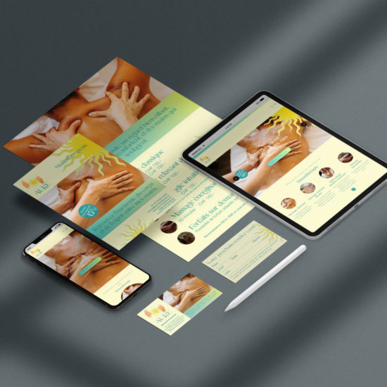 branding et site web aure therapeute genève